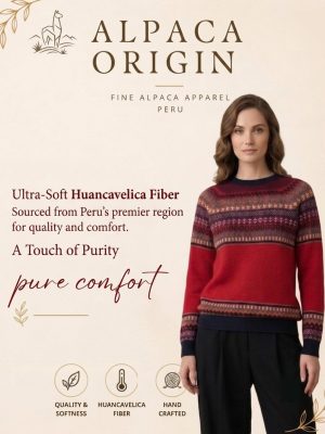 KILLA™ Handwoven 100% Alpaca Sweater